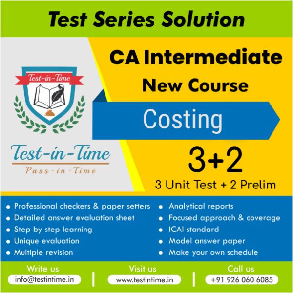 Picture of CA Inter Costing Test Series