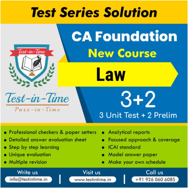 Picture of CA Foundation Law Test Series