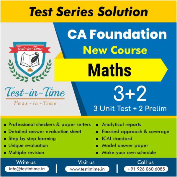 Picture of CA Foundation Maths Test Series