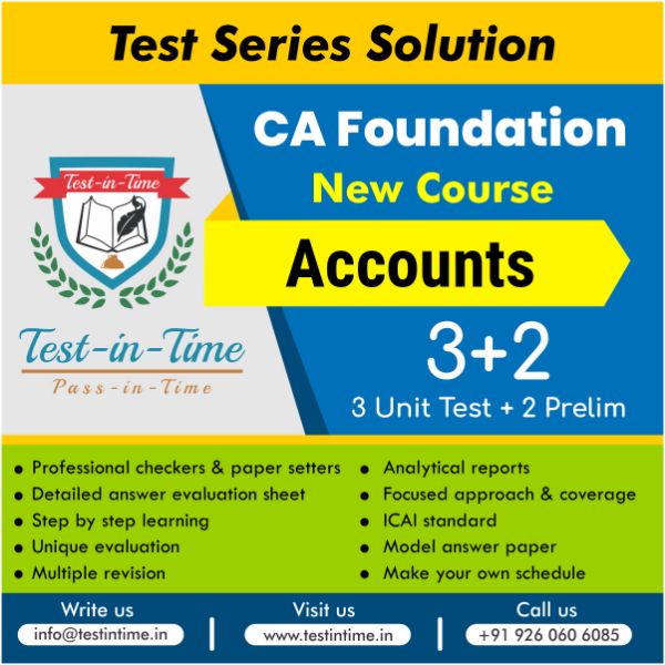 Picture of CA Foundation Accounts Test Series