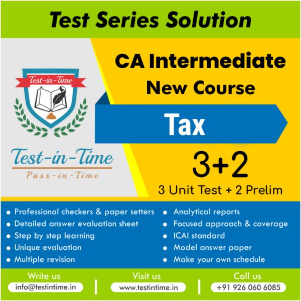 Picture of CA Inter Tax Test Series
